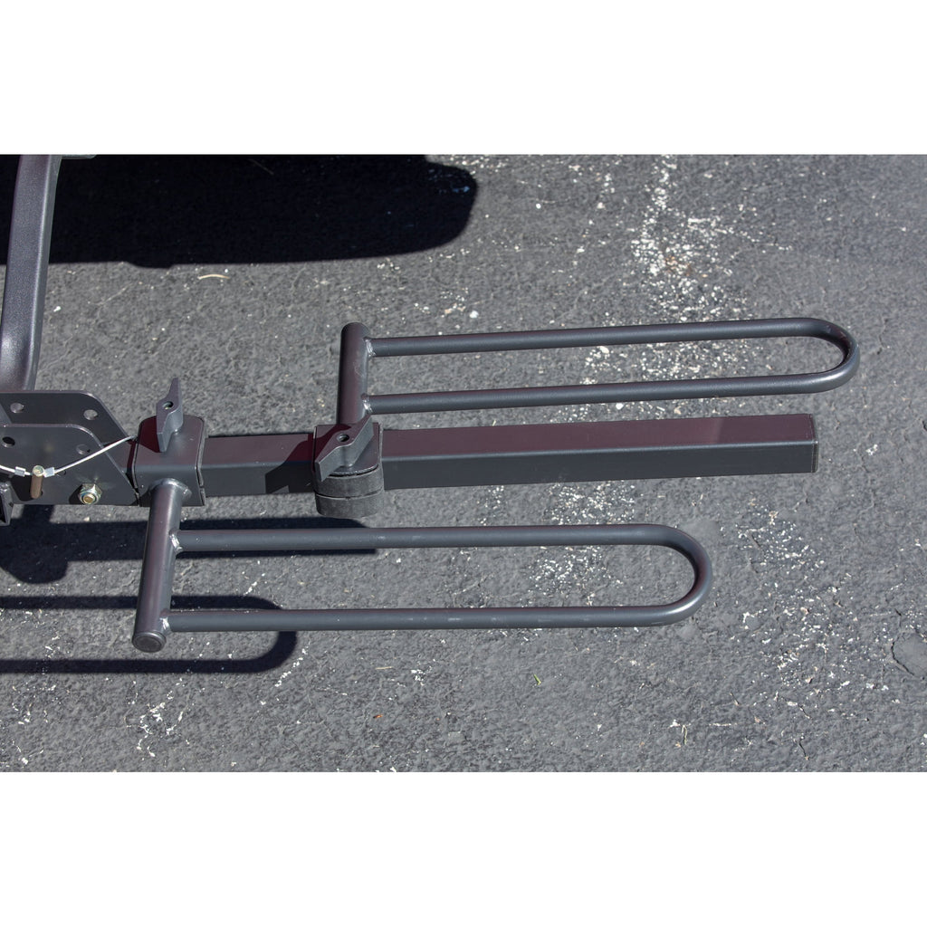 Hyper Tough 80 lbs. Capacity Foldable Hitch-Mount Platform 2-Bike Car Rack 10104071