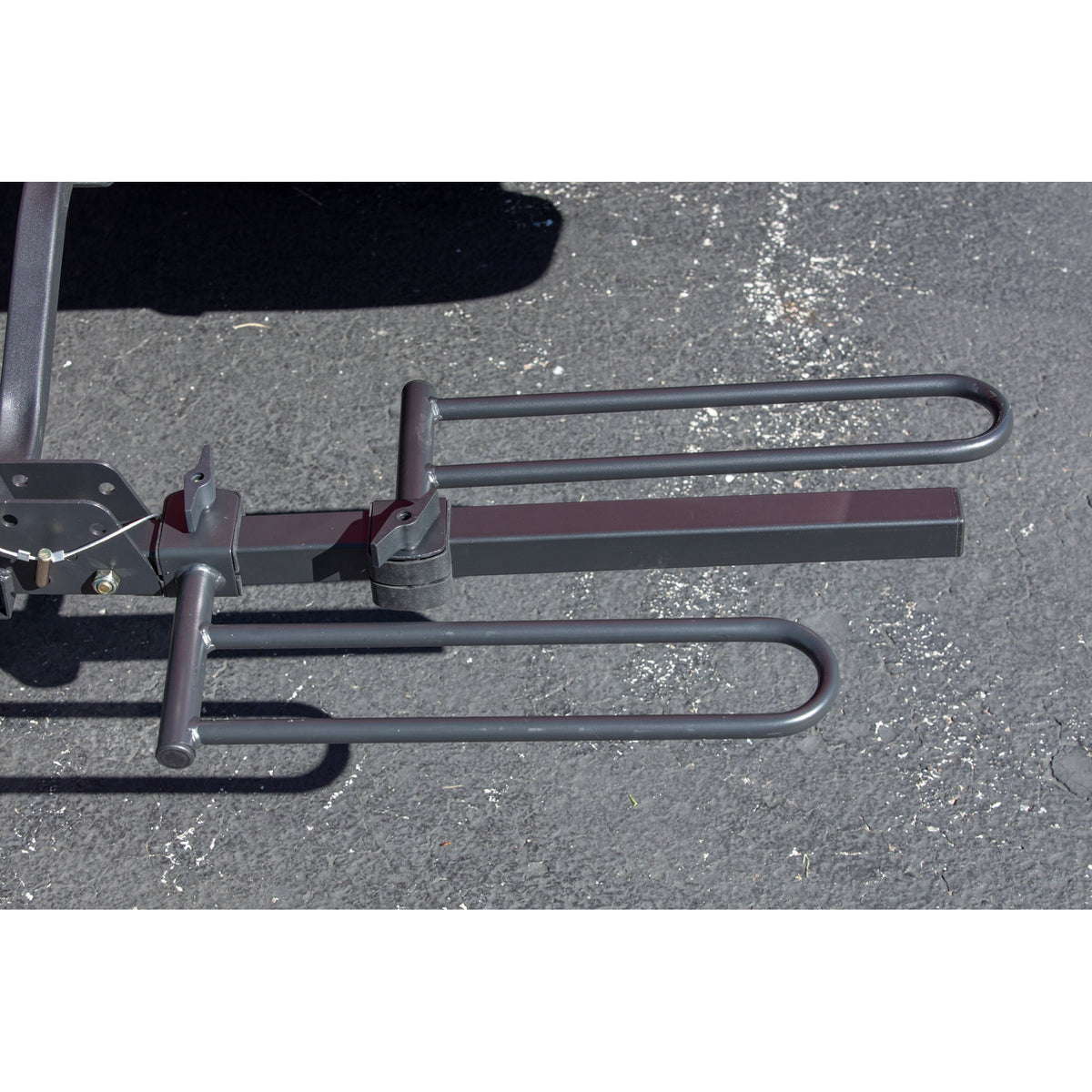 Hyper Tough 80 lbs. Capacity Foldable Hitch-Mount Platform 2-Bike Car Rack 10104071