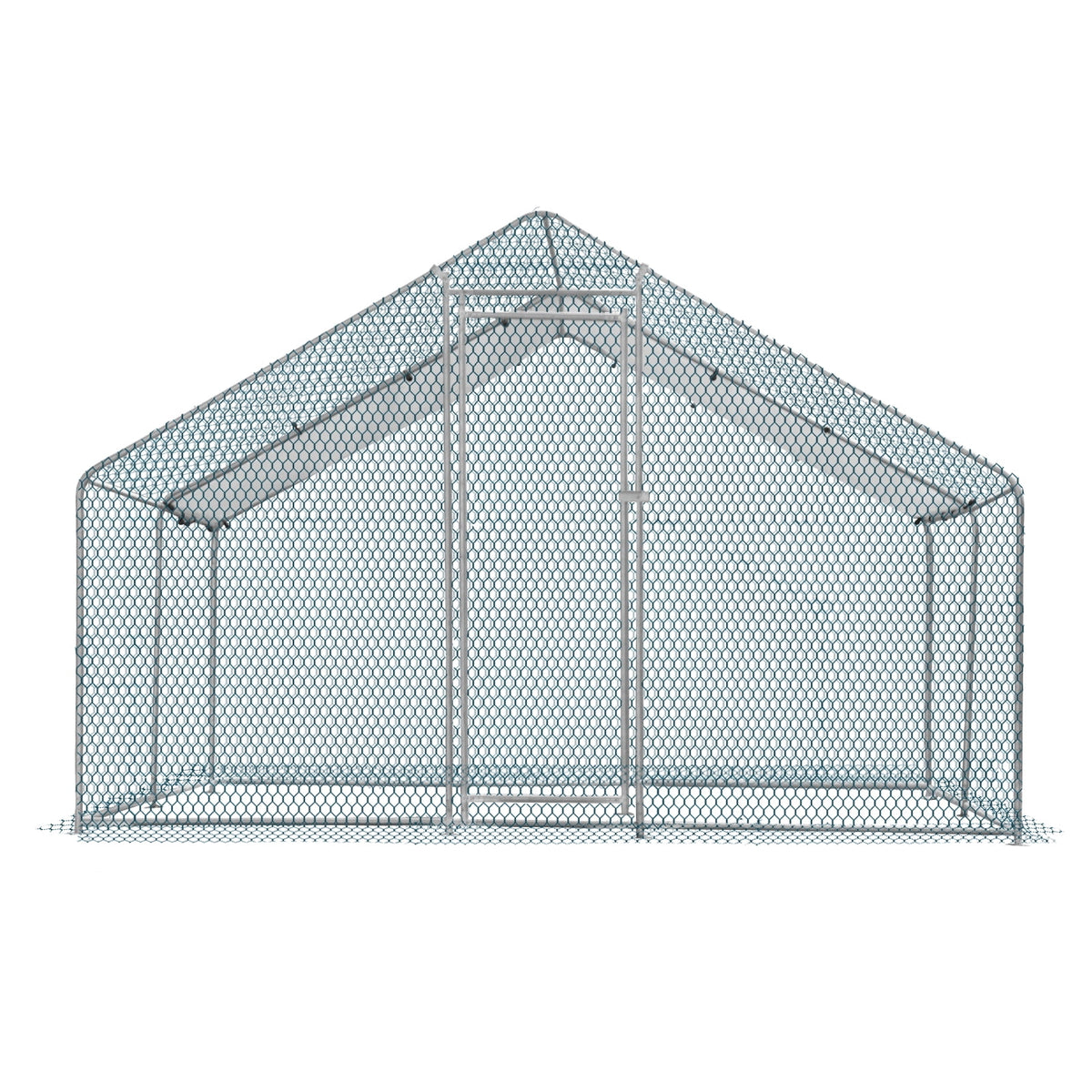 Ktaxon Chicken Coop,13' x 10' Chicken Cage House Metal Hen Run House Waterproof Rabbits Habitat Cage