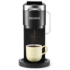 Keurig Single Serve & Carafe Coffee Maker, 60 oz Water Reservoir, 12-Cup Thermal Carafe - K-Duo Plus