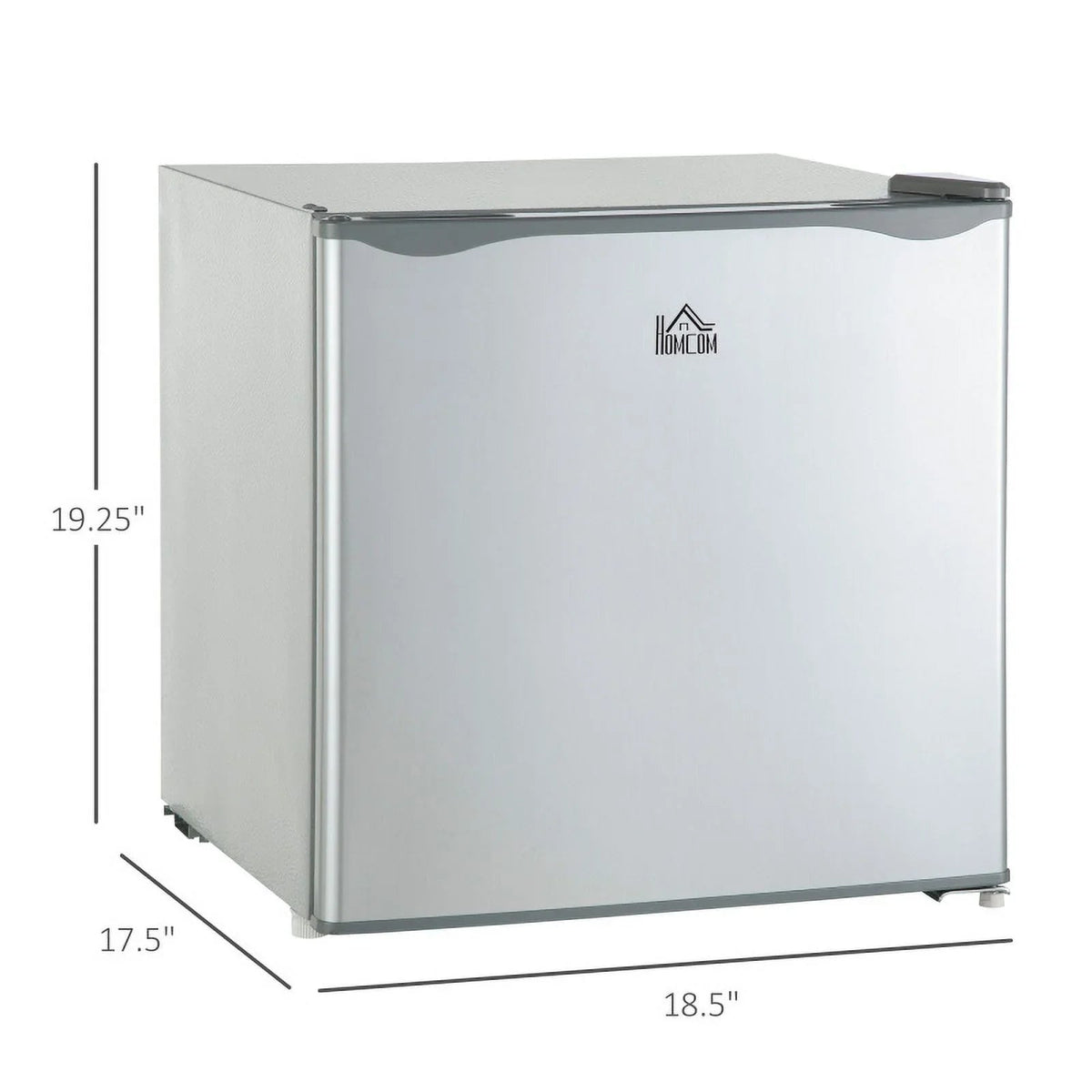 HOMCOM Countertop Upright Mini Freezer, 1.1 Cu.Ft, Gray - 05
