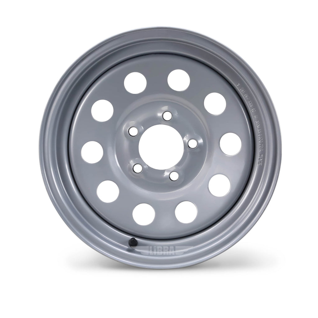 Free Country Trailer Tire Wheel Assembly ST205/75D14 6-Ply C 99L 5 Lug on 4.5" PCD Silver Mod Rim