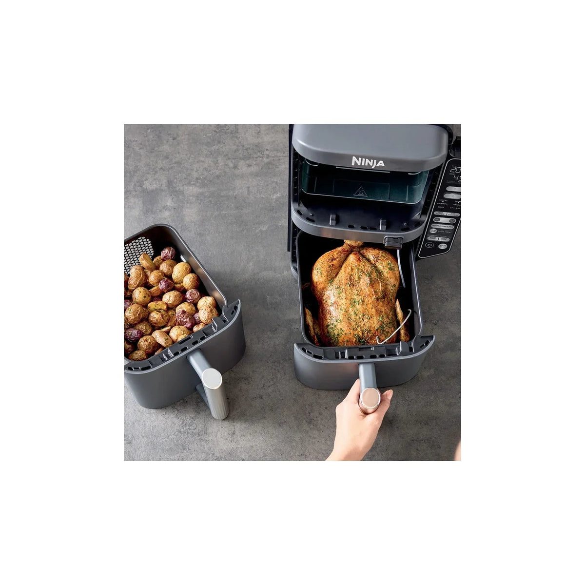 Ninja DoubleStack XL Smart 2-Basket Air Fryer, 10 QT
