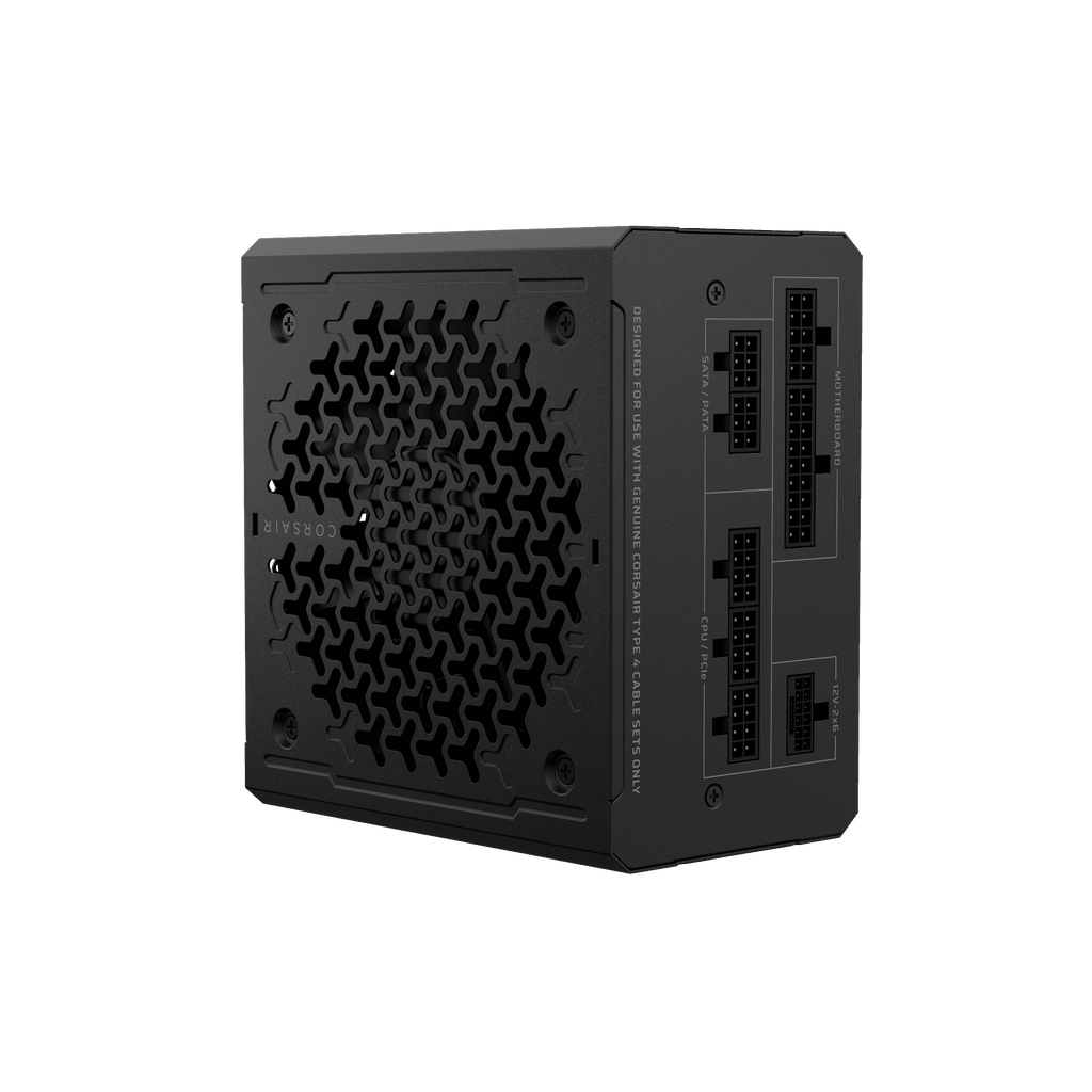 CORSAIR RM850e Fully Modular Low-Noise ATX Power Supply, ATX 3.1 & PCIe 5.1 Compliant, 105°C-Rated Capacitors, Cybenetics Gold Efficiency