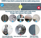 Sewinfla Inflatable Spray Booth 30x20x13Ft With Air Filter System And Blowers
