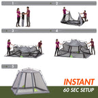 Ozark Trail Instant Screen House, 10 ft x 10 ft, 100 sq ft