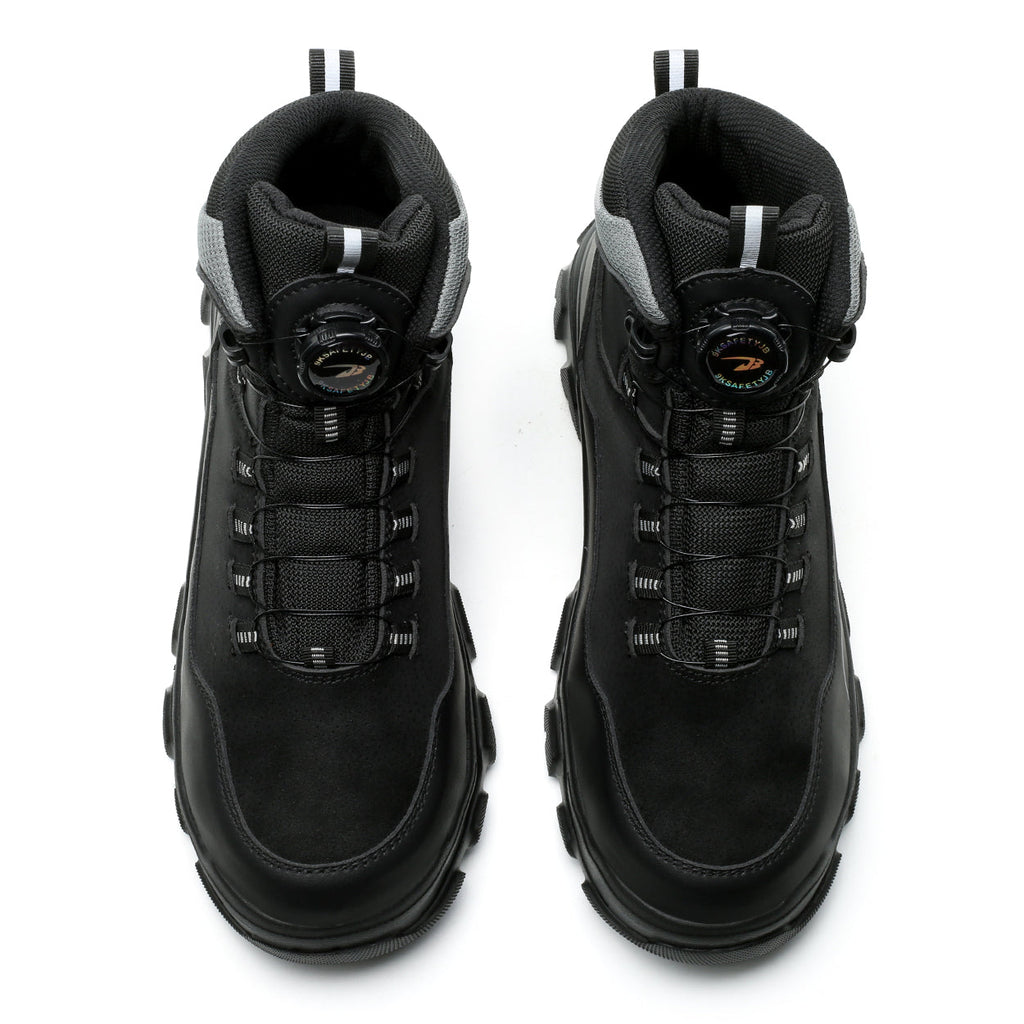 Safety Steel Toe Work Boots with Dials Closure System