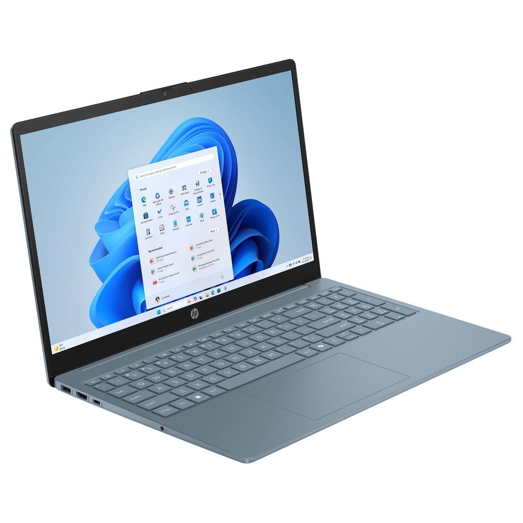 HP 15.6 inch HD Windows Laptop Intel Processor N250 4GB 128GB UFS Moonlight Blue