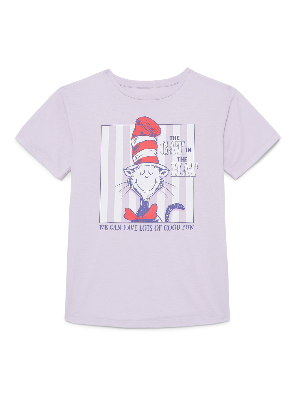 Hello Kitty Animal Print Girls Short Sleeve Graphic T-Shirt, Sizes 4-16
