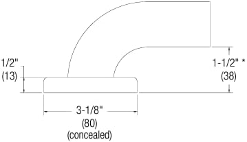 Prestige Commercial Grab Bar Bundle 3-Pack 1.5in Dia 18/36/42in ADA