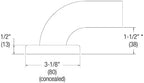Prestige Commercial Grab Bar Bundle 3-Pack 1.5in Dia 18/36/42in ADA