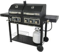 BLOSSOMZ Dual-Fuel Outdoor Grill, Charcoal & Gas - BLZ-39980
