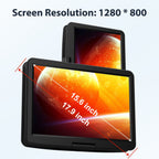 17.9" Portable DVD Player-With 15.6" HD Swivel Screen,, 6 Hours Rechargeable Battery, Support CD/DVD/USB/SD Card/Sync TV，Car Charger