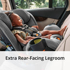 Chicco OneFit ClearTex All-in-One Car Seat, Slate - 00079741040070