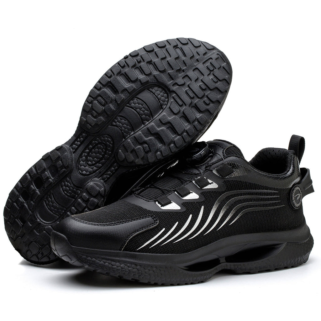 Unisex Steel Toe Shoes Closure System Laceless