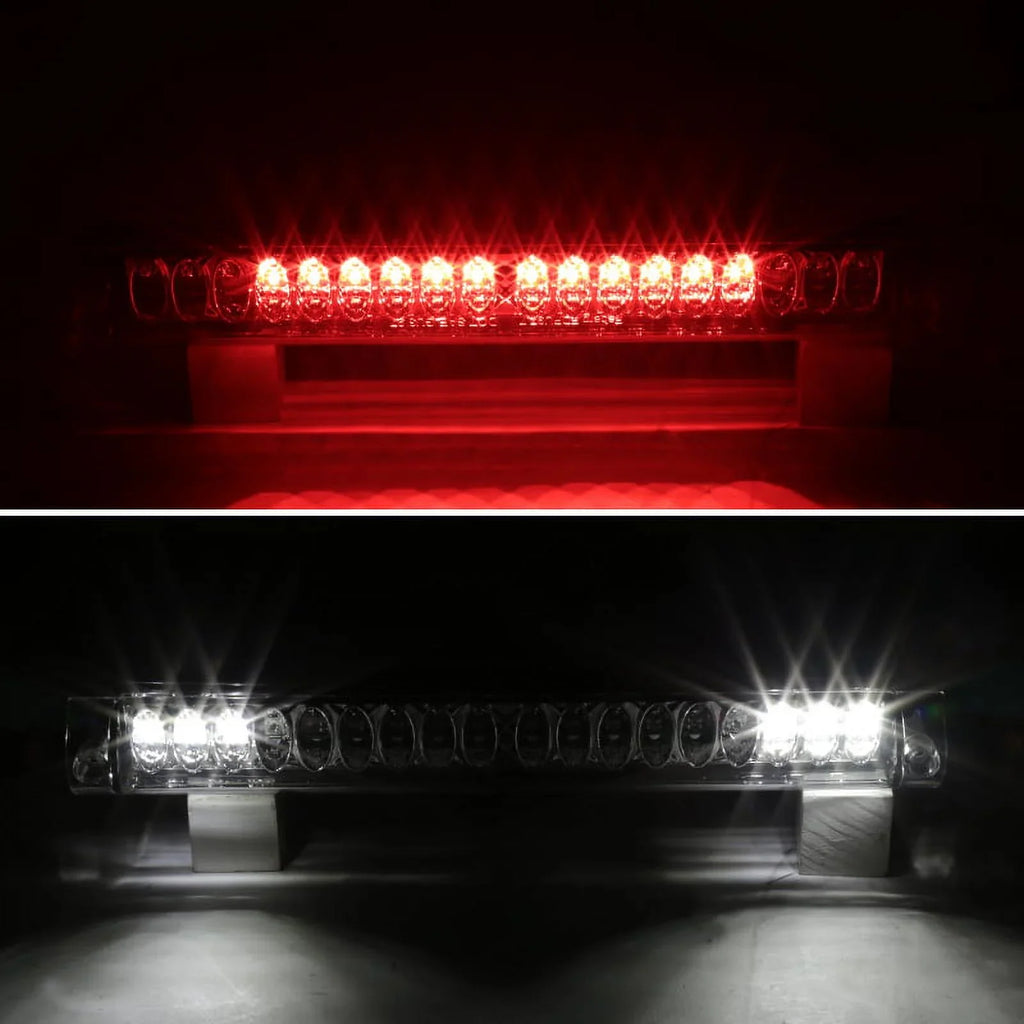 Spec-D Tuning Black LED Strip Projector Headlights With 6-LED Fog Lamps - Ford F150 Flareside 1997-2003, 04 Heritage