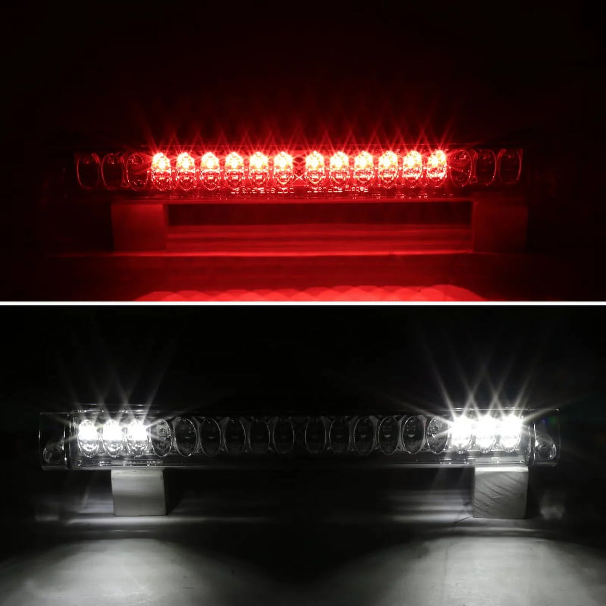 Spec-D Tuning Black LED Strip Projector Headlights With 6-LED Fog Lamps - Ford F150 Flareside 1997-2003, 04 Heritage