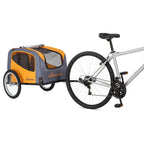 Schwinn Rascal Pet Bicycle Trailer, 16-Inch Wheels, 50 Lbs. Capacity, Orange