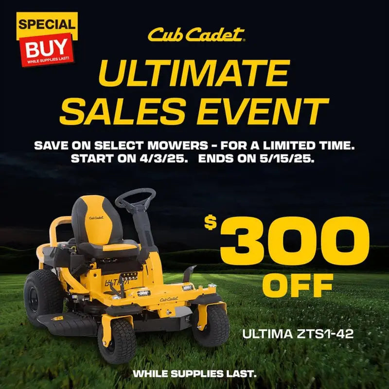 Cub Cadet Ultima ZTS1 Zero-Turn Mower, 42-Inch Fabricated Deck, 22-HP Kohler Engine