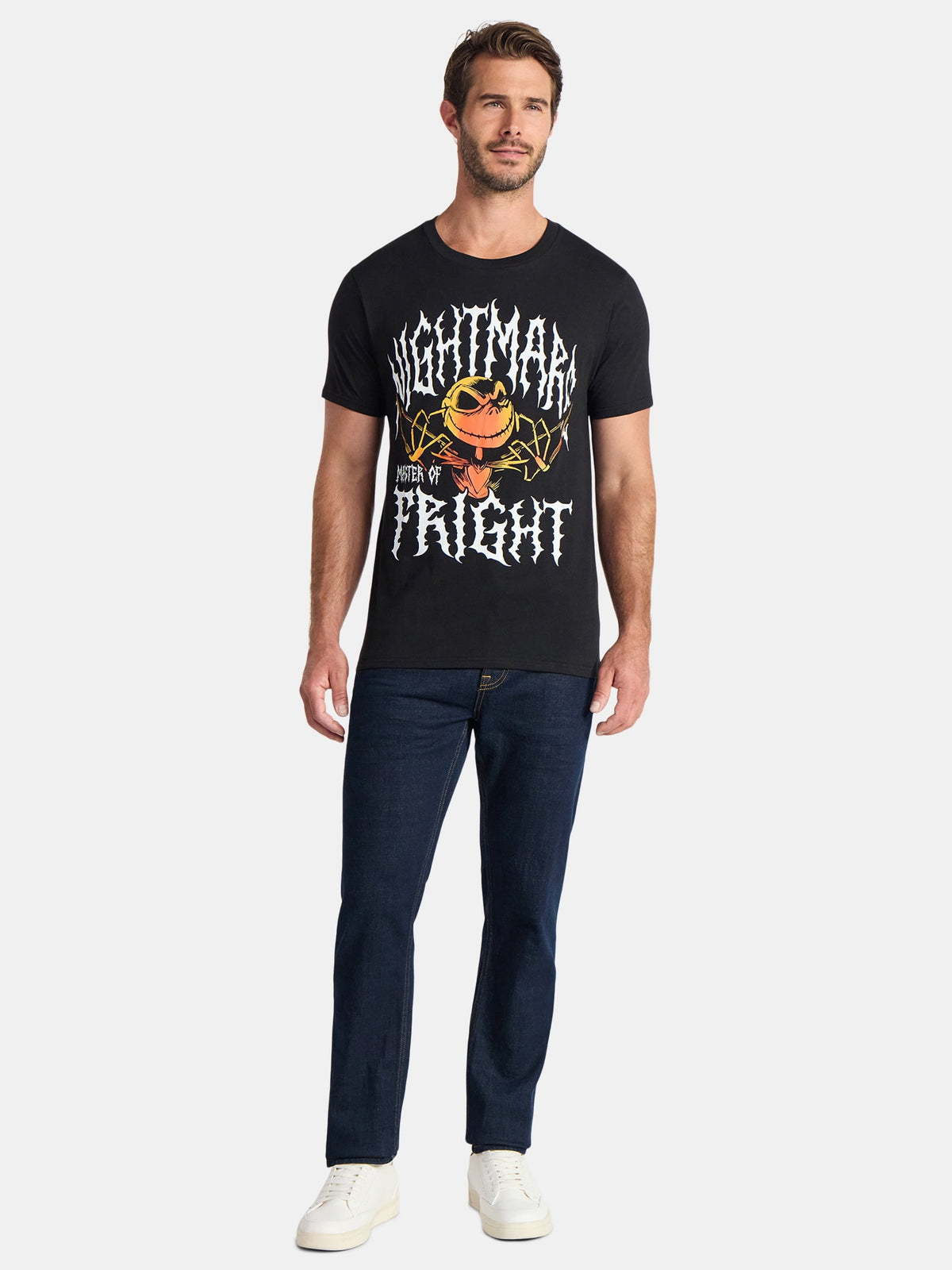 Nightmare Before Christmas Men's and Big Men's Master of Fright Graphic Tee, Sizes S-3XL
