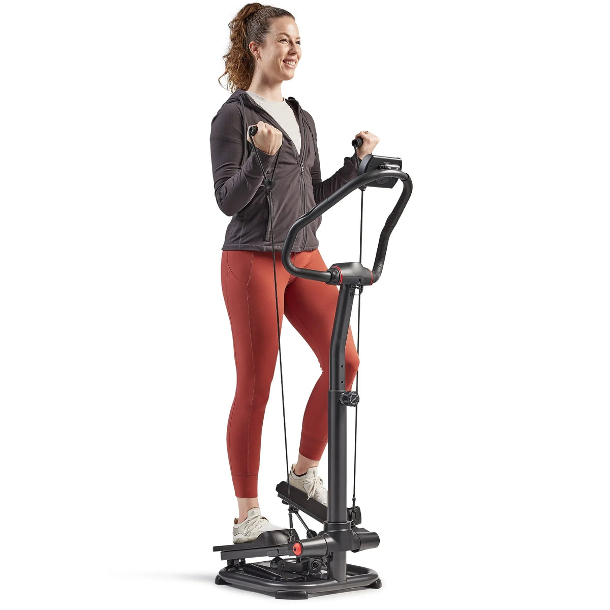 Sunny Health & Fitness Power Stepper With Resistance Bands, 330 LB Capacity - SF-S021055