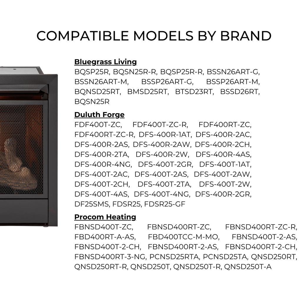 Blower for ProCom and Duluth Forge Gas Fireplaces and Stoves - Model# QEB100