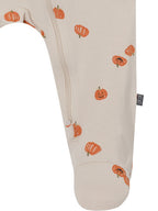 Modern Moments by Gerber Neutral Two-Way Zip Halloween Viscose Sleep ´N Play Footed Pajama, Sizes Newborn - 6/9 Months