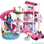 Barbie Dreamhouse Interactive Dollhouse With Waterslide, 10 Themed Rooms, 75+ Accessories