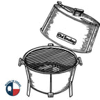 Old Smokey 22 Inch Portable Charcoal Grill - #22