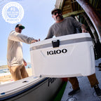 Igloo 70 Qt Latitude Marine Ultra, White and Moonscape