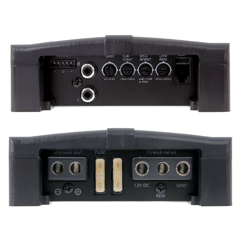 Power Acoustik 2 Ohm 2,500 Watt Max Subwoofer Amplifier (Model: RZR1-2500D)