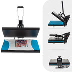 SHZOND Clamshell Heat Press 16 x 20 Inch 1700 W - Digital Control