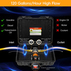 SYHXYSOO 12V 80W Electric Fuel Transfer Pump, 120GPH Gasoline Transfer Pump Kit for Gas or Diesel, Fuel Pump for Automotive,UTVs, Vehicles, Boats