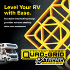 2 pack) Camco FasTen RV Leveling Blocks - 10 Pack, Yellow (44514)