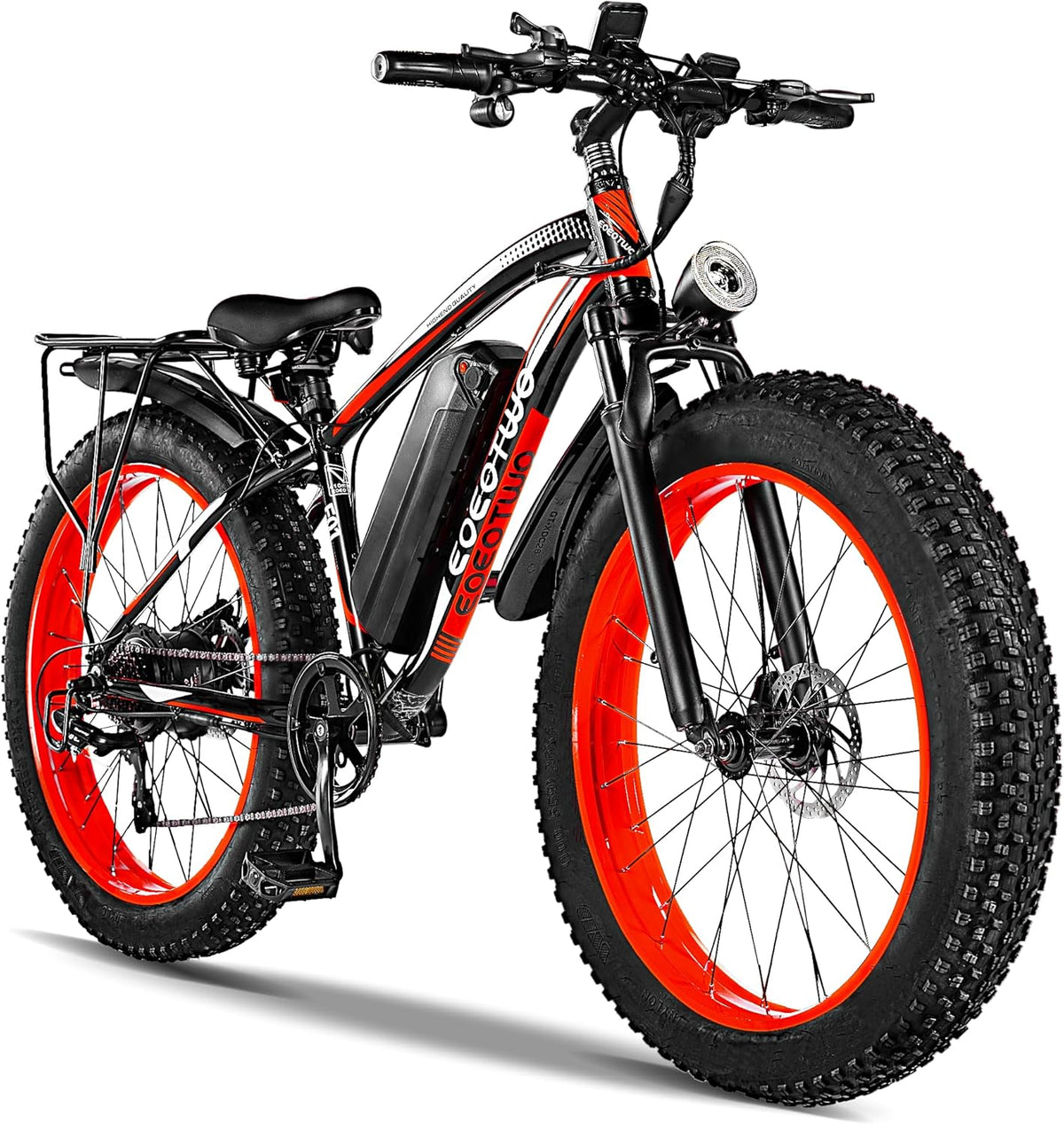 Electric Bike For Adults, 1500W Peak Motor, 26 Inch Fat Tire Electric Mountain Bike