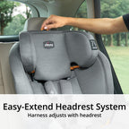 Chicco OneFit ClearTex All-in-One Car Seat, Slate - 00079741040070