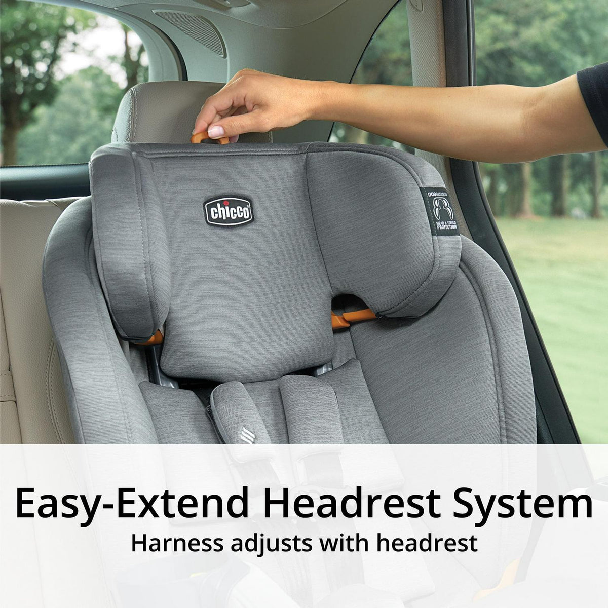 Chicco OneFit ClearTex All-in-One Car Seat, Slate - 00079741040070