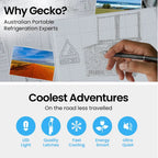 Gecko 75L Dual-Zone Portable Fridge Freezer - GK-FT7