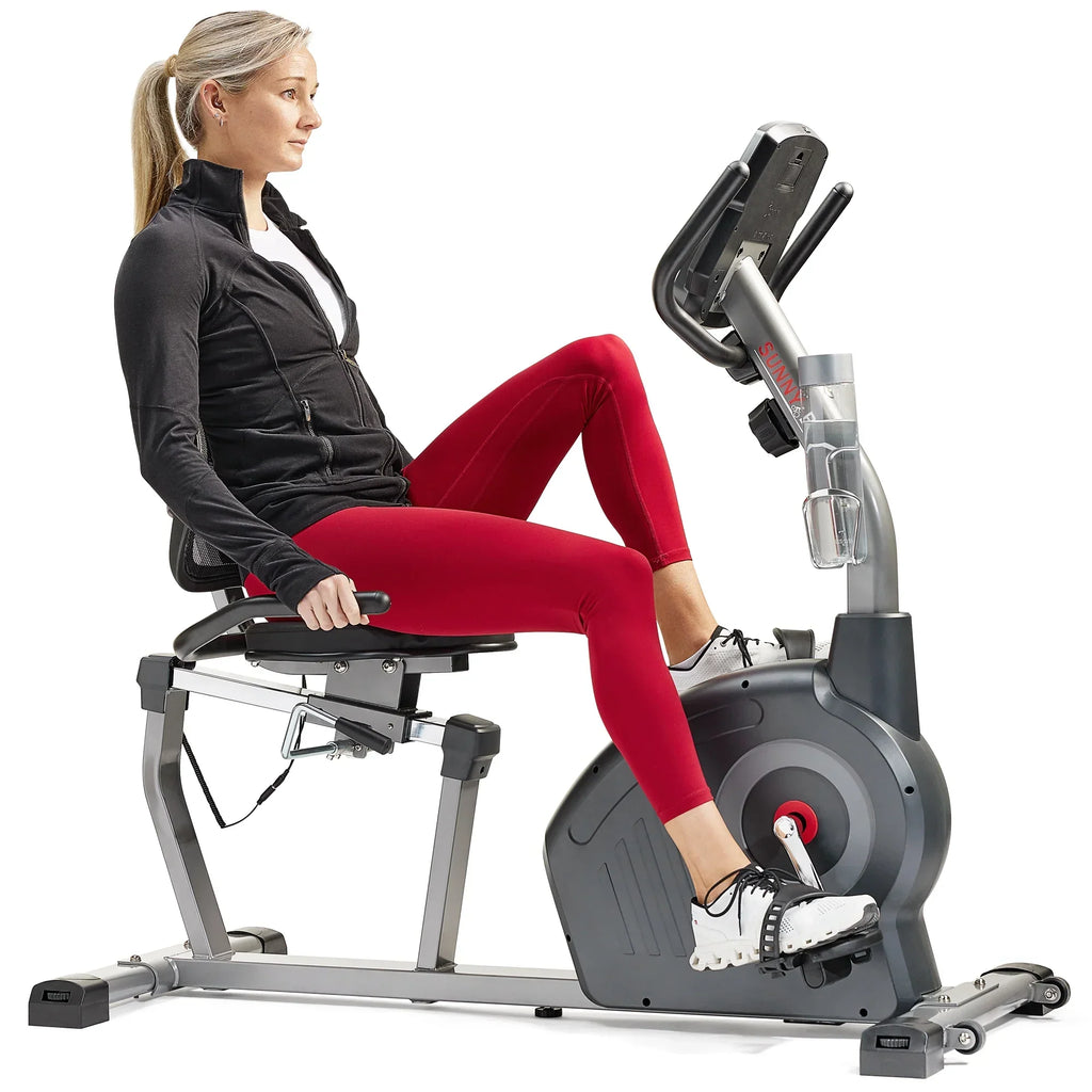 Sunny Health & Fitness Elite Interactive Series Recumbent Bike - SF-RB420046
