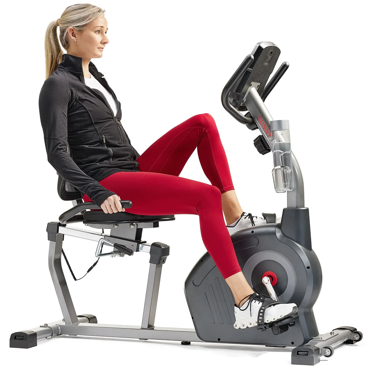 Sunny Health & Fitness Elite Interactive Series Recumbent Bike - SF-RB420046