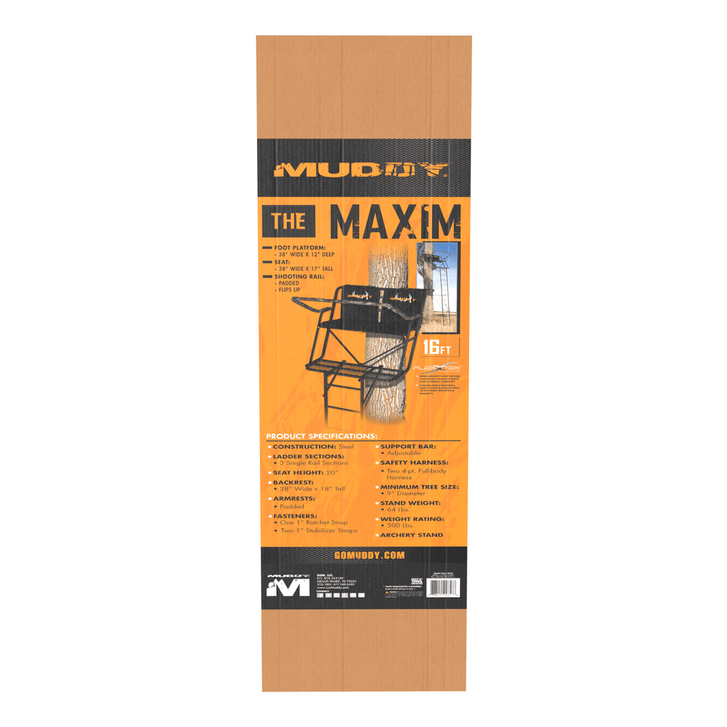 Muddy Maxim 2-Man Ladderstand, Black