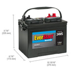 EverStart Lead Acid Marine Starting Battery, Group Size 24MS, 12 V, Minimum 930 MCA