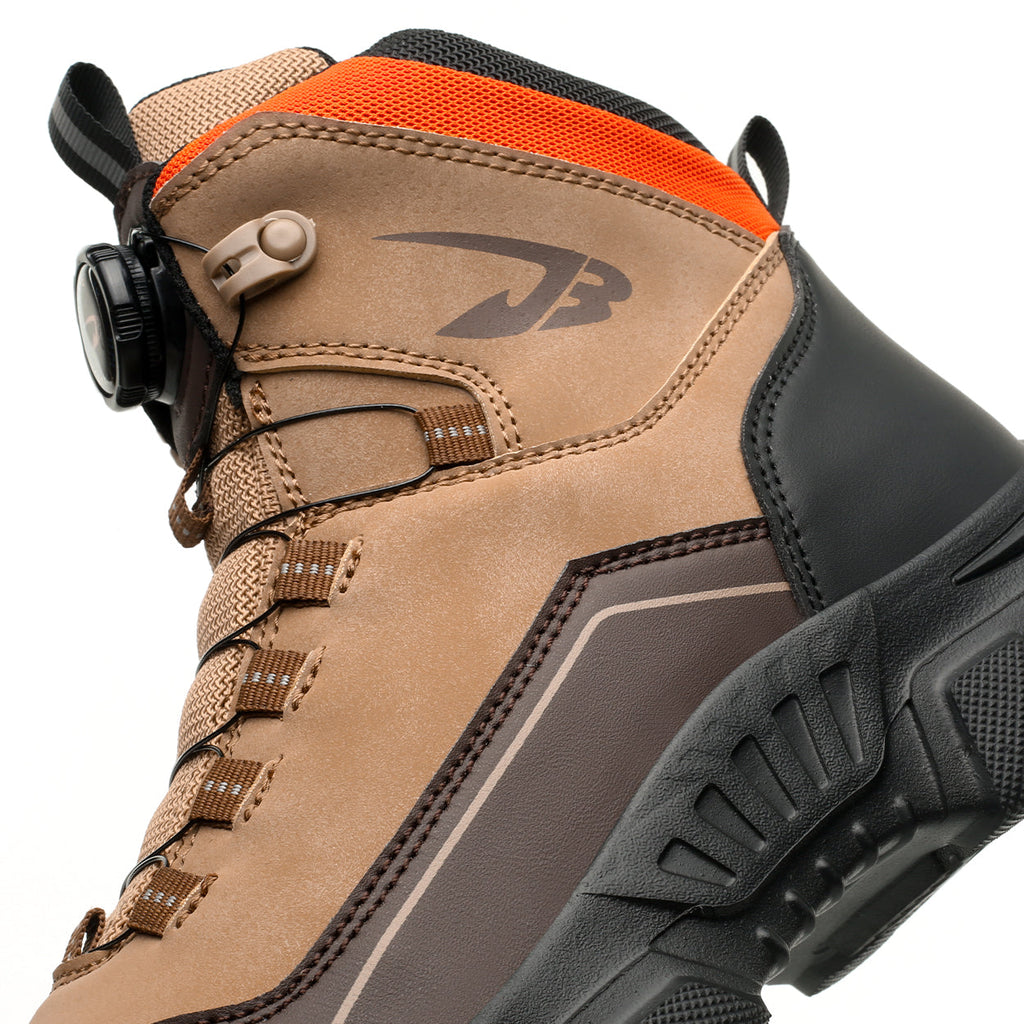 Safety Steel Toe Work Boots with Dials Closure System