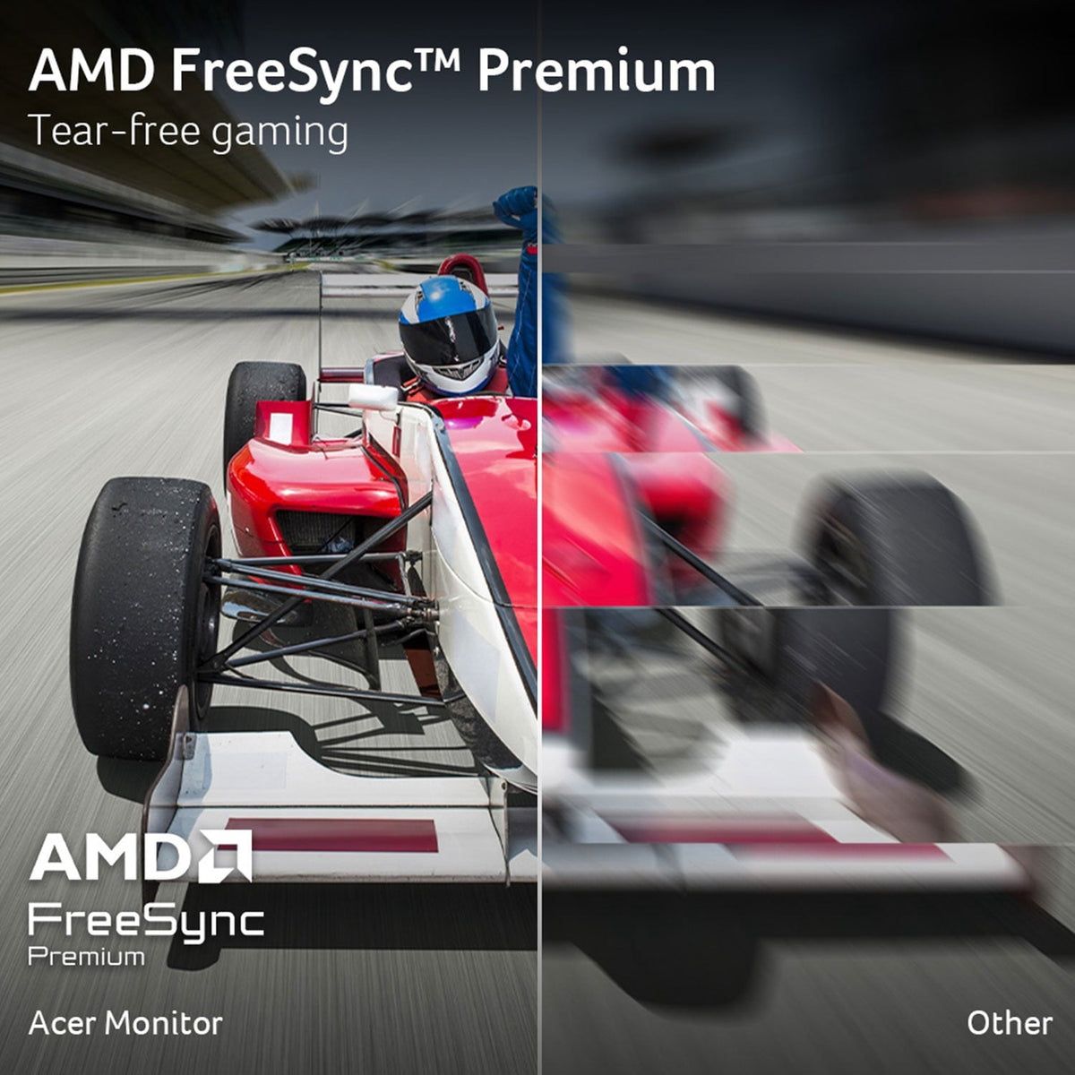 Acer Nitro 27" WQHD (2560 x 1440) IPS Gaming Monitor, AMD FreeSync Premium Technology, Up to 200Hz, Up to 0.5ms, Black, MGA270U X2biipx