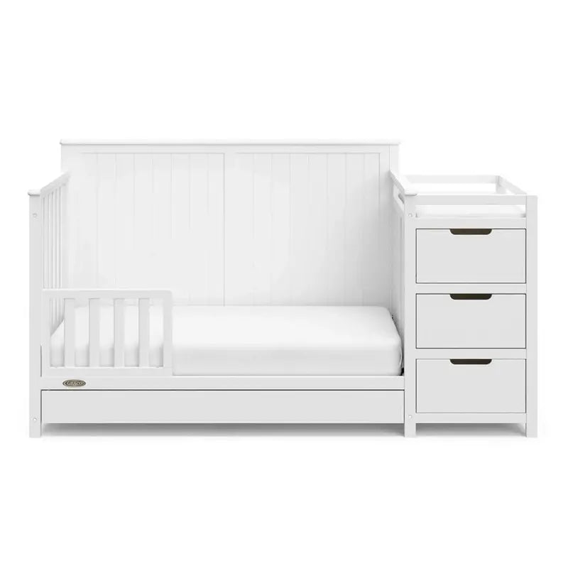 Graco Hadley 5-in-1 Convertible Crib With Changing Table And Storage Drawer - 04586-701