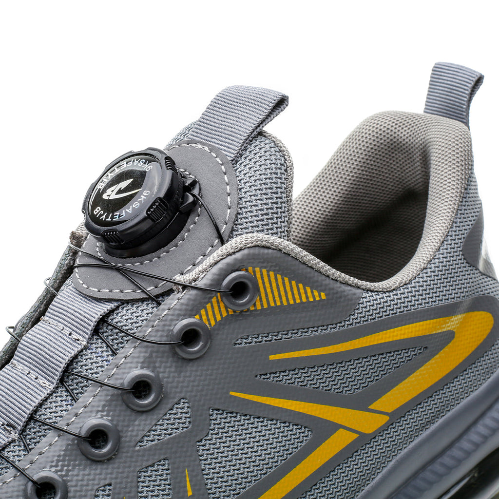 Dial Fit System & Air Cushioning Comfort Steel Toe Shoes