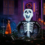 Ktaxon 6' Halloween Inflatables Skeleton Outdoor Halloween Decoration Emerging Large Skeleton