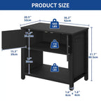 Moasis Aquarium Stand Cabinet For 40-50 Gallon Fish Tanks With Built-In Power Outlets