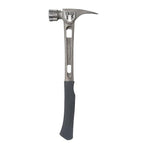 Stiletto 15 oz Ti-Bone III Titanium Hammer With Milled Face Curved Handle - TB3MC