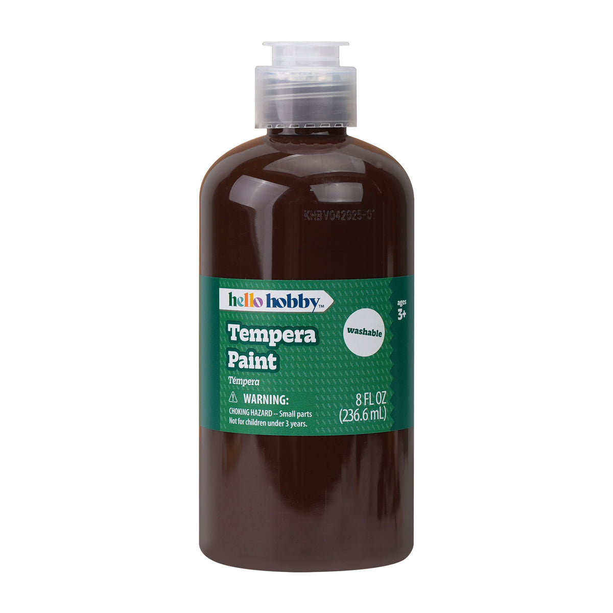 Hello Hobby 8 fl oz White Tempera Paint, Washable Craft Paint for Kids, Teachers, and School Projects